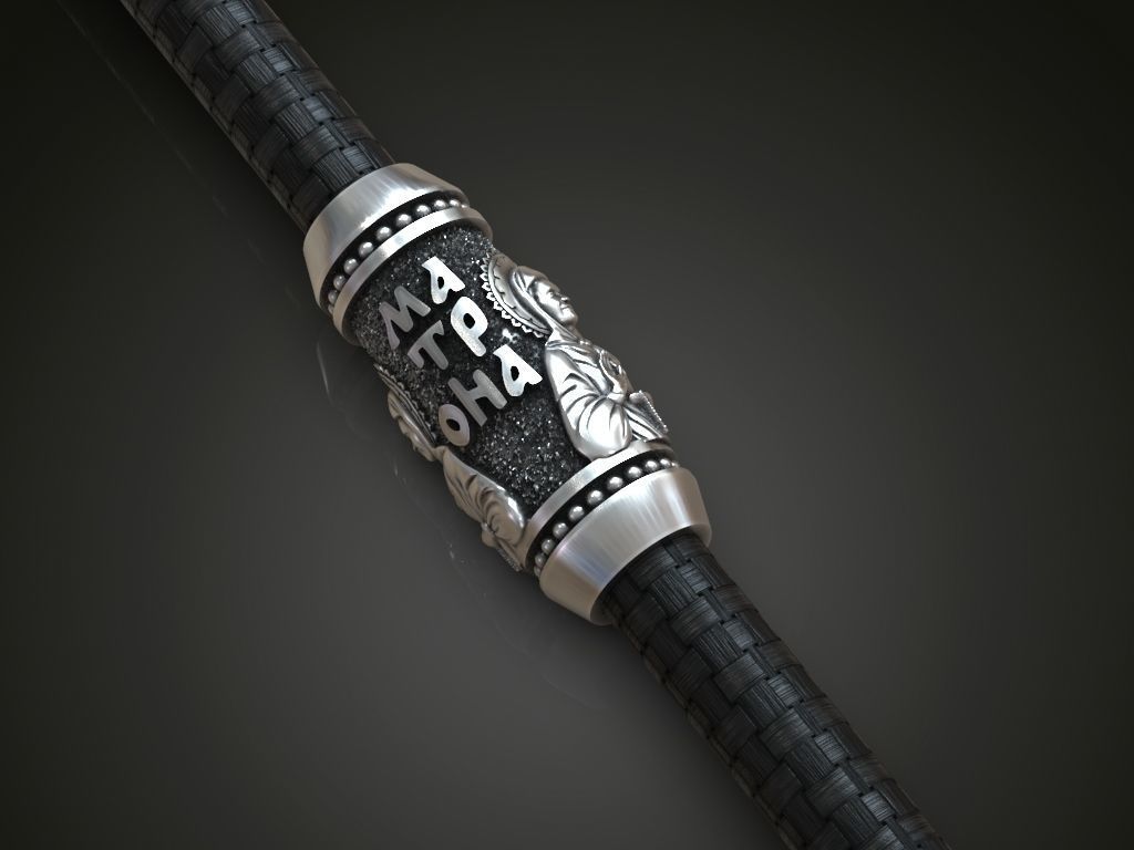 Bead spacer paracord orthodox christianity  3D print model_2