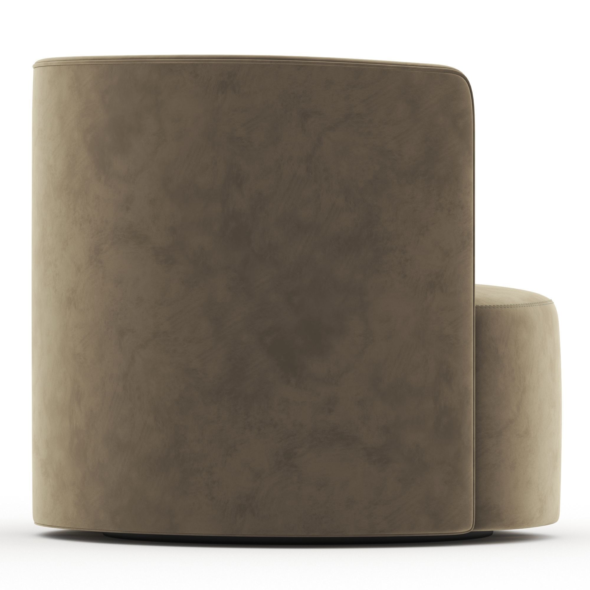 Armchair REYNAUX CURVE Low-poly 3D model_5