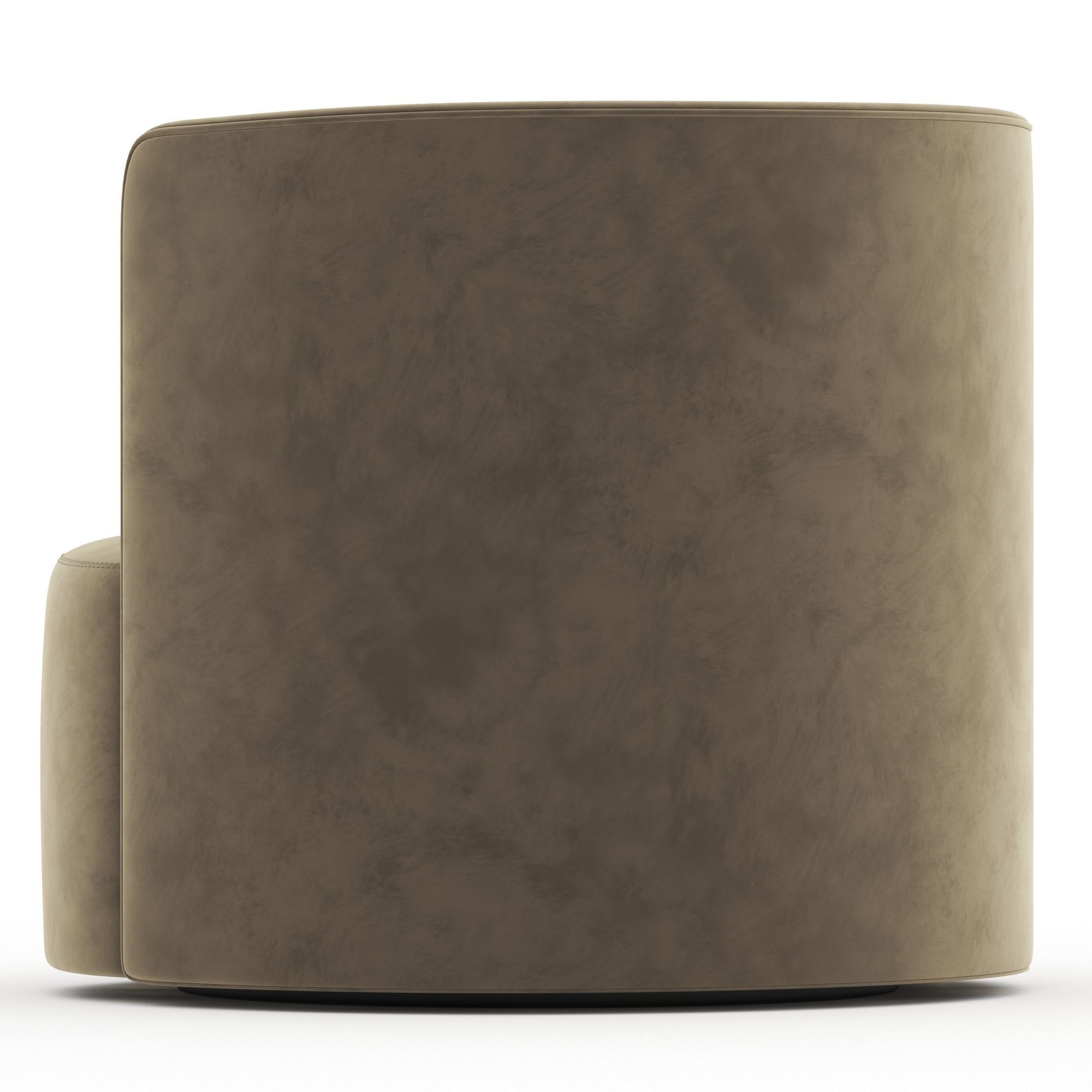 Armchair REYNAUX CURVE Low-poly 3D model_4