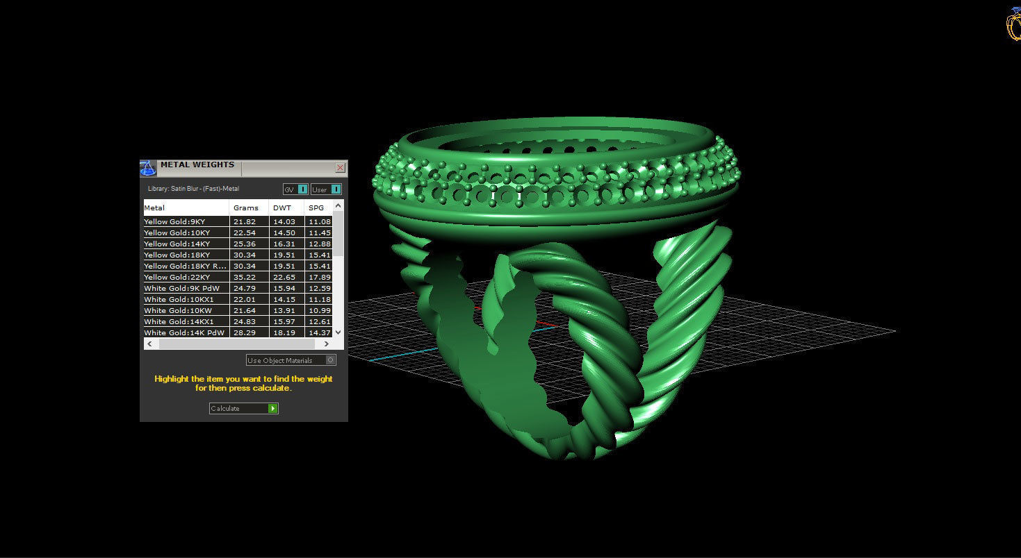David Yurman Ring 3D print model_7