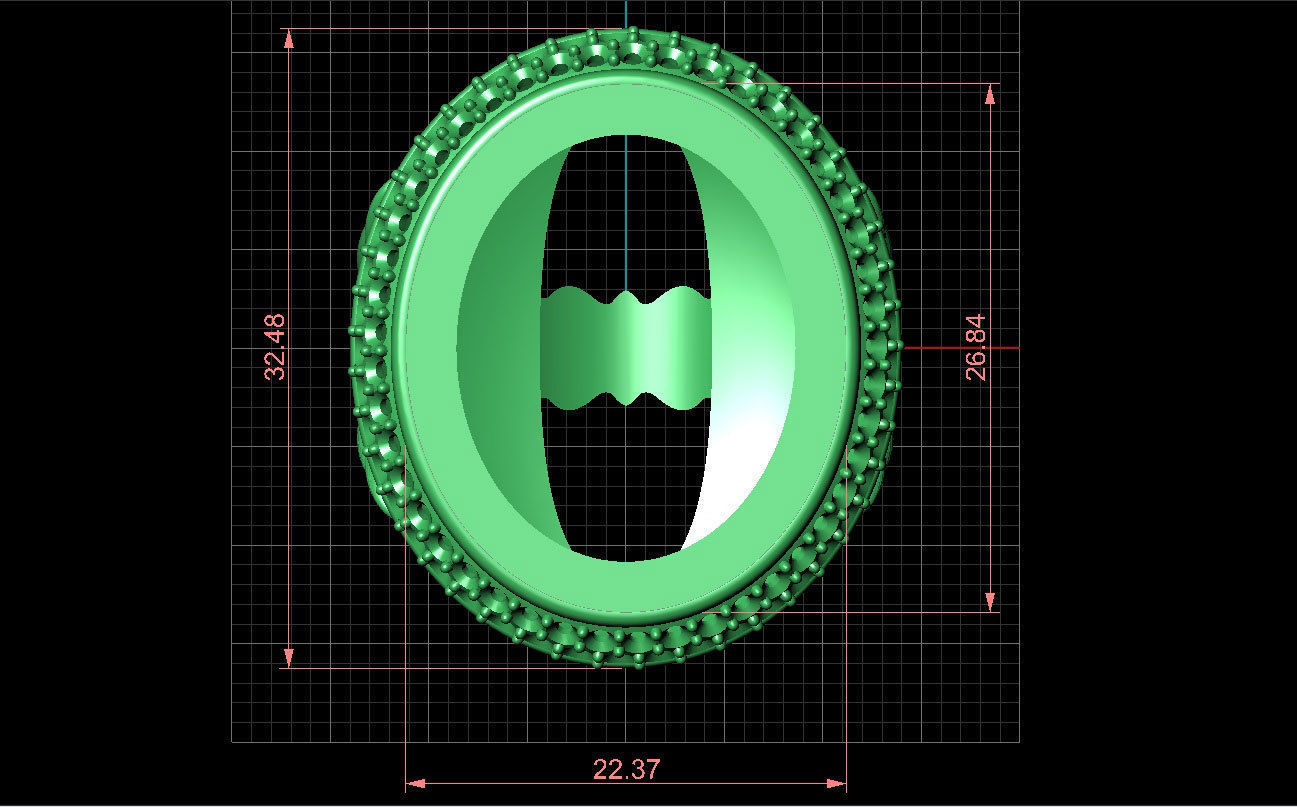 David Yurman Ring 3D print model_12