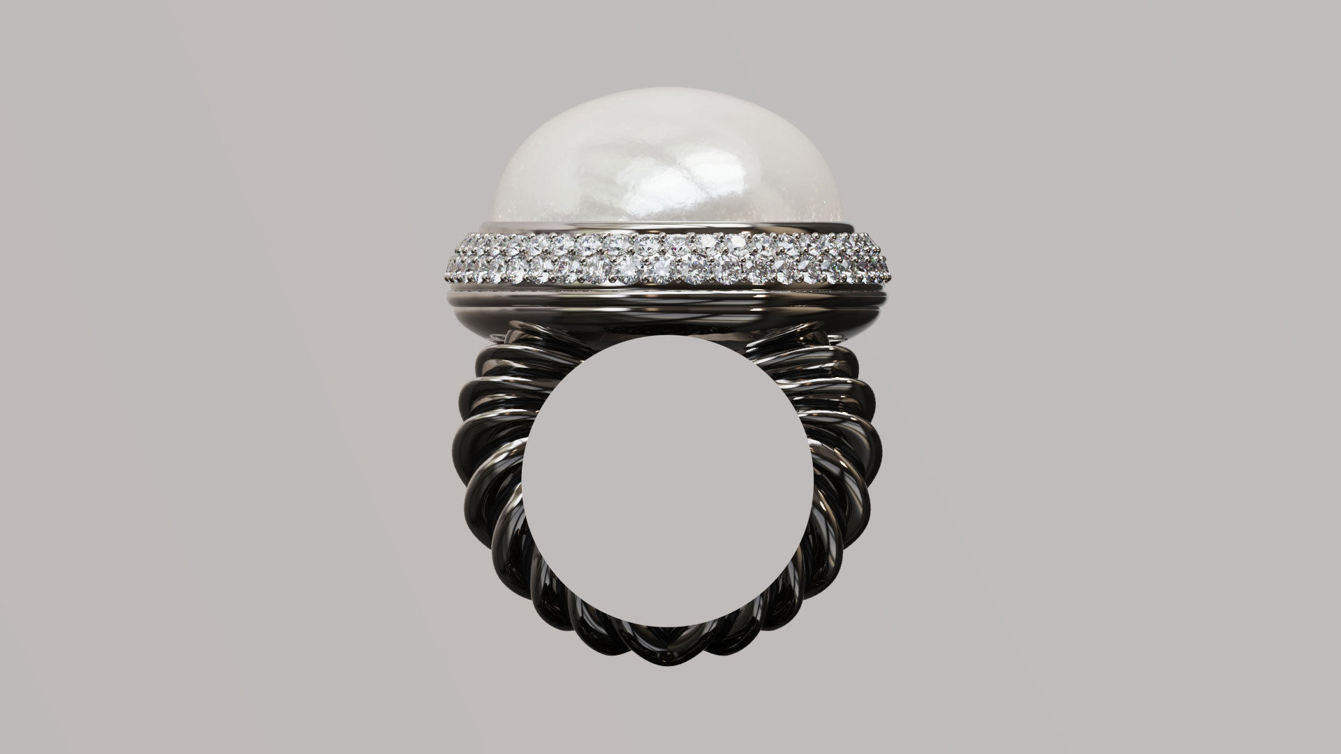 David Yurman Ring 3D print model_1