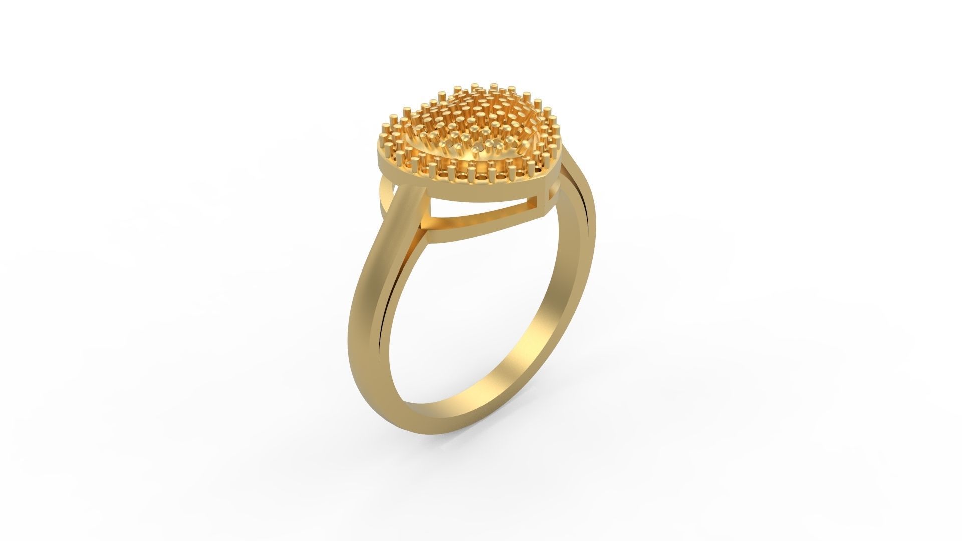 Heart Ring 001 3D print model_1