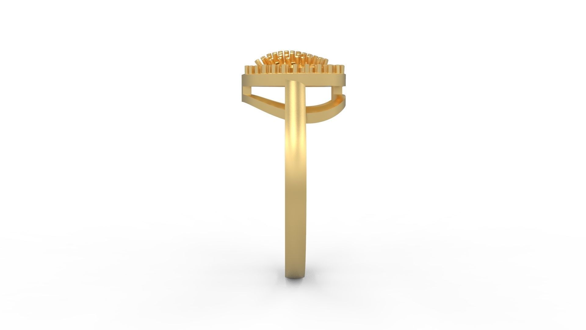 Heart Ring 001 3D print model_3