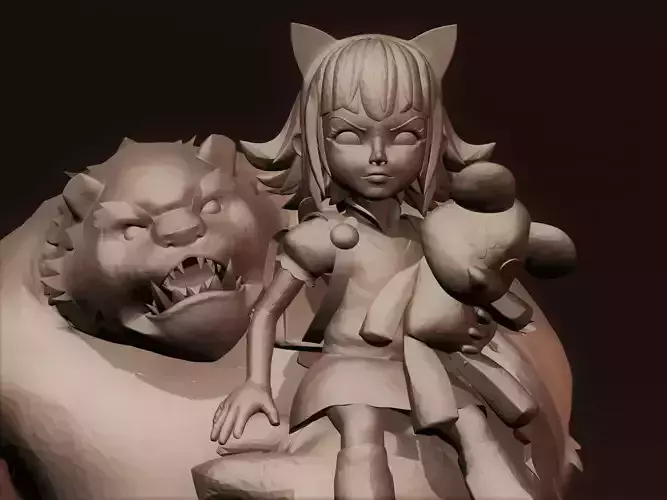 ANNIE WITH STAND OF LOL