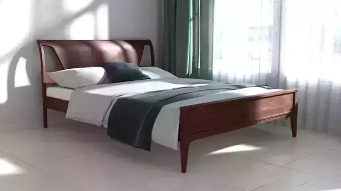 Mid Century Bed