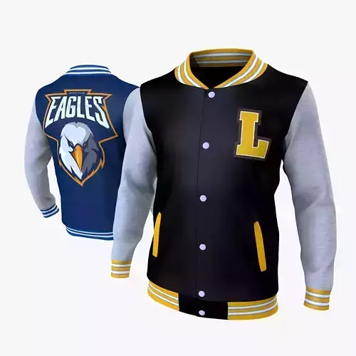 Classic Varsity Jacket 2x