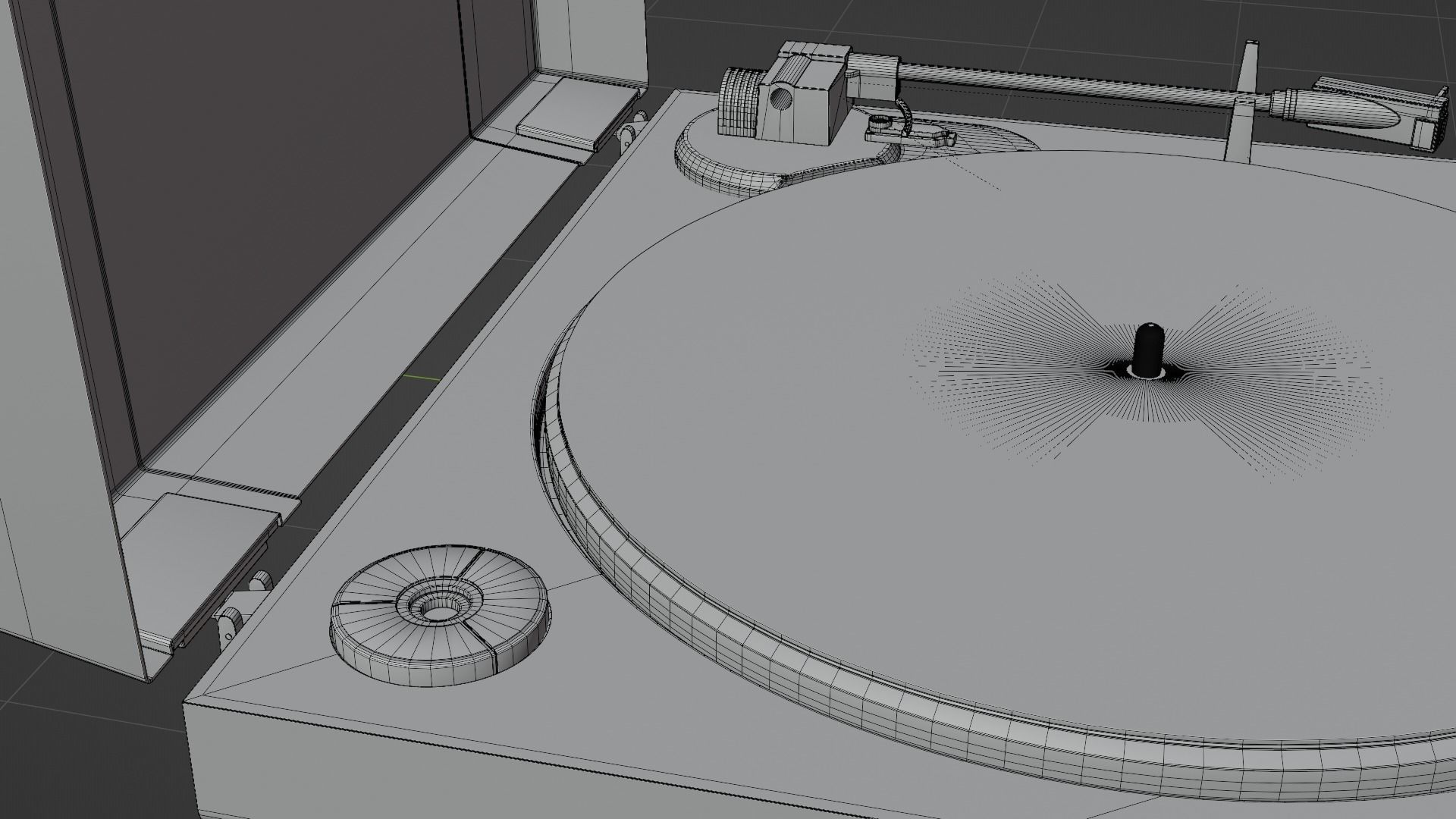 Audio Technica AT-LP60X turnable 3D model_11