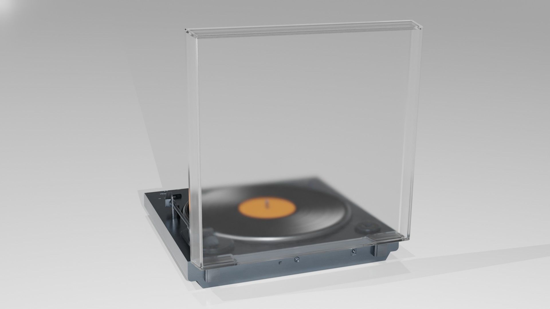 Audio Technica AT-LP60X turnable 3D model_5