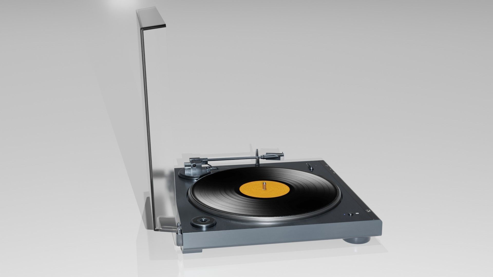 Audio Technica AT-LP60X turnable 3D model_2