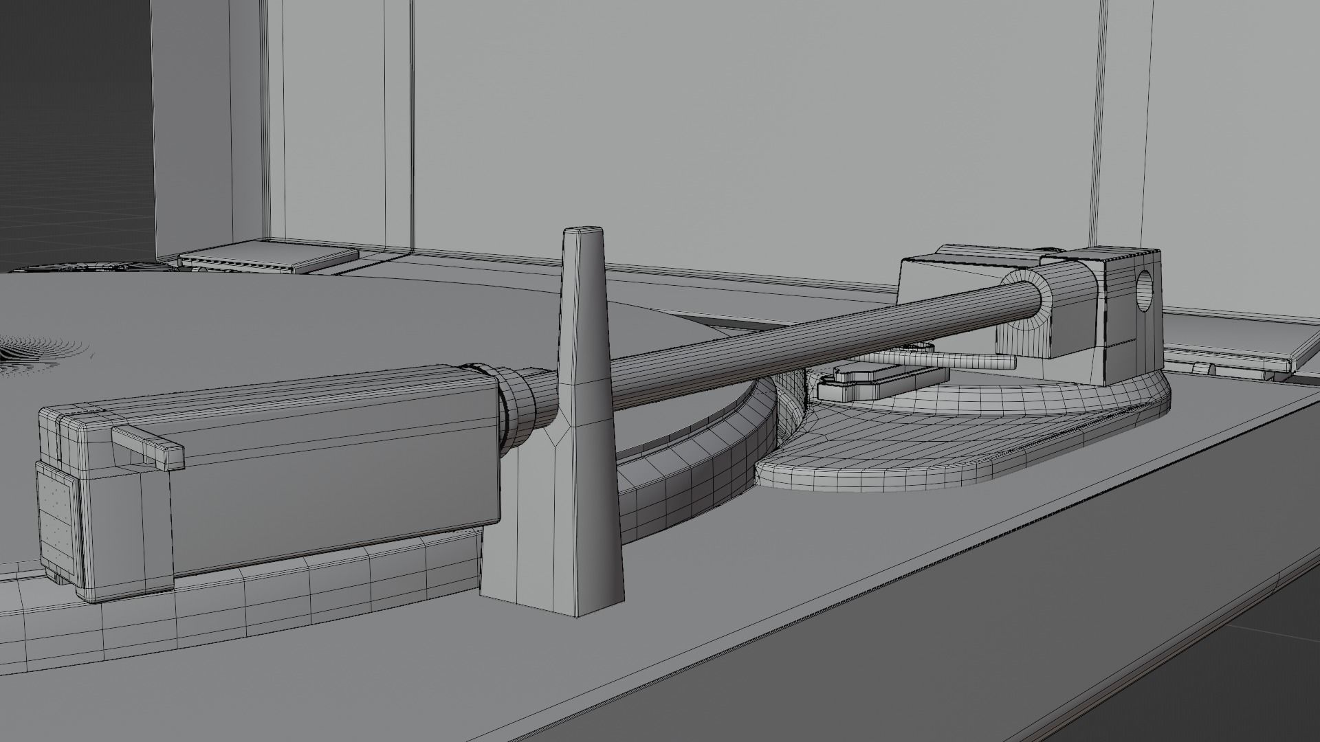 Audio Technica AT-LP60X turnable 3D model_9