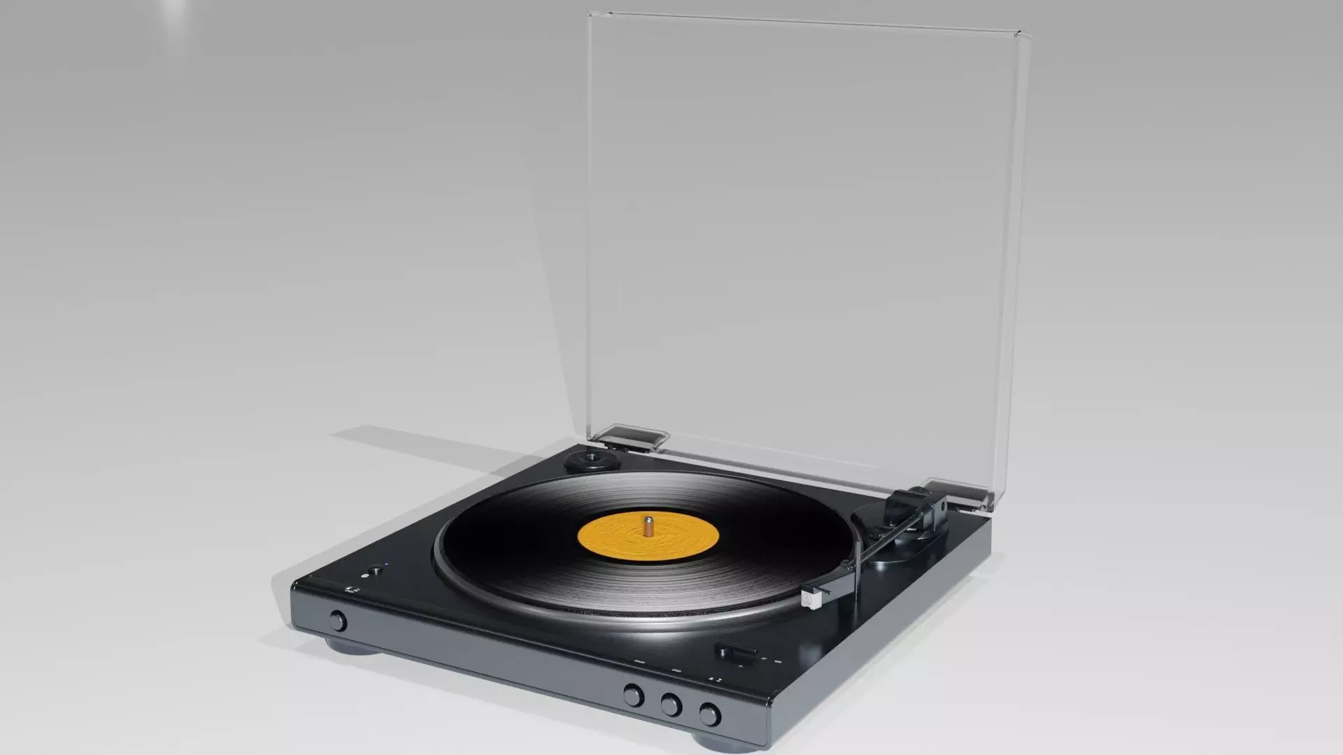 Audio Technica AT-LP60X turnable 3D model_0