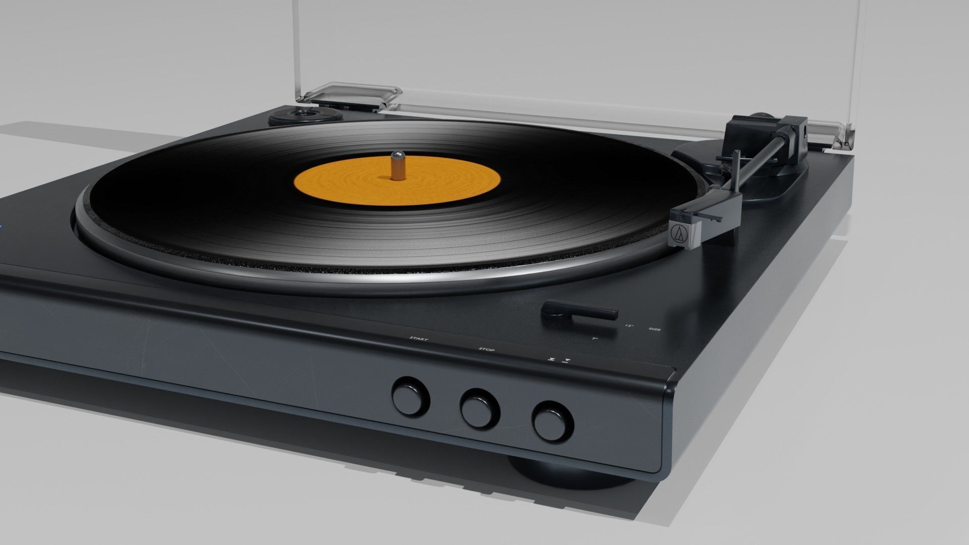 Audio Technica AT-LP60X turnable 3D model_1