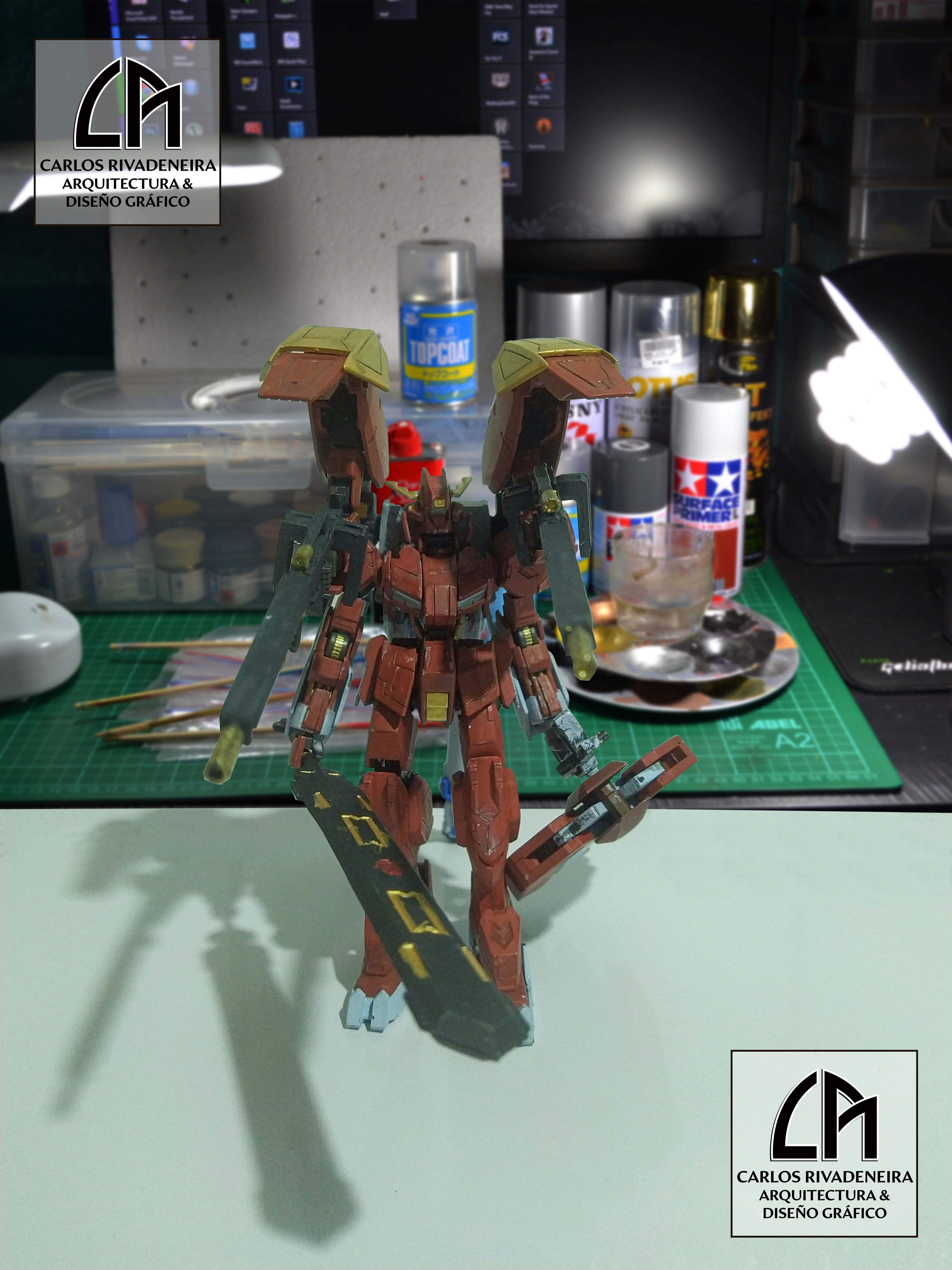 HI NU GUNDAM CENTER PIECE 3D print model_1