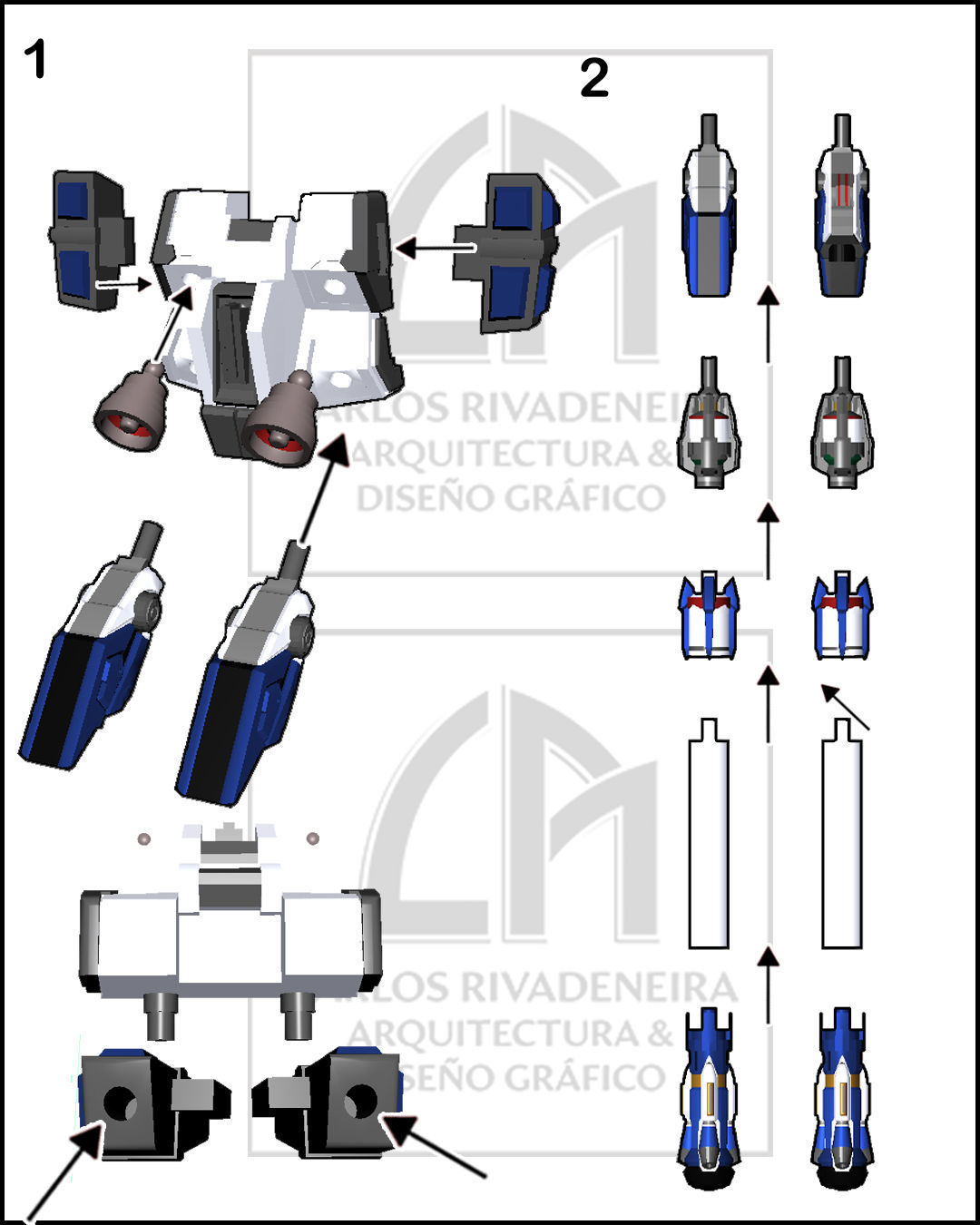HI NU GUNDAM CENTER PIECE 3D print model_8