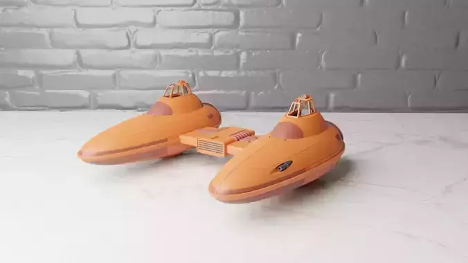 Star Wars Storm IV Twin-Pod Cloud Car 3D print model