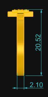 Cross Band Ring  3D print model_7