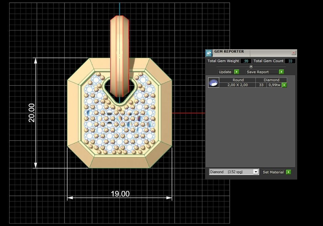 David Yurman Amulet 3D print model_4