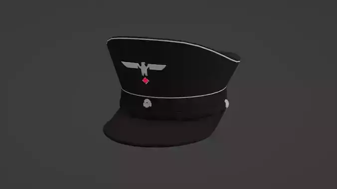 NZI officer hat 3d
