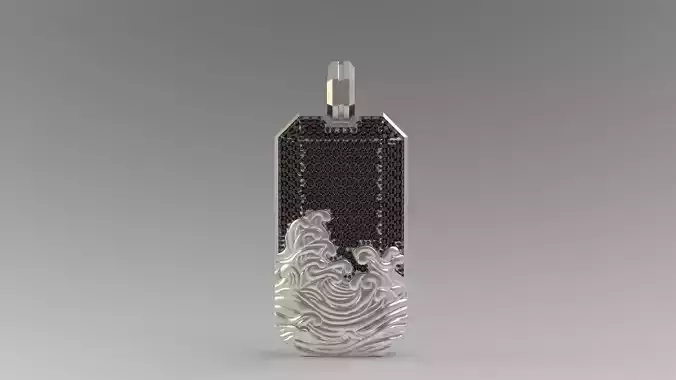 David Yurman Wave Pendant With Diamonds