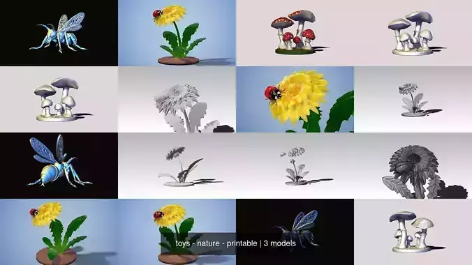 toys - nature - printable 3D Model Collection