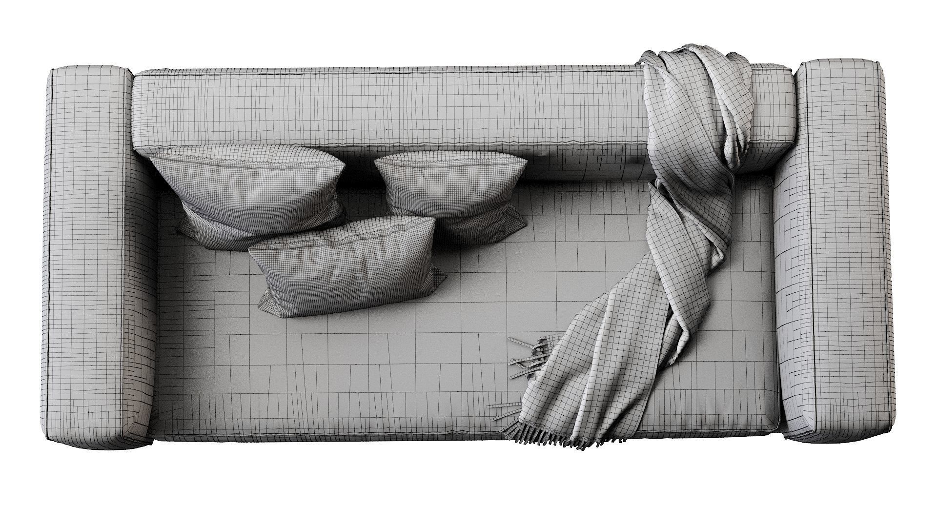 Flexform Sofa Grandemare 3D model_38