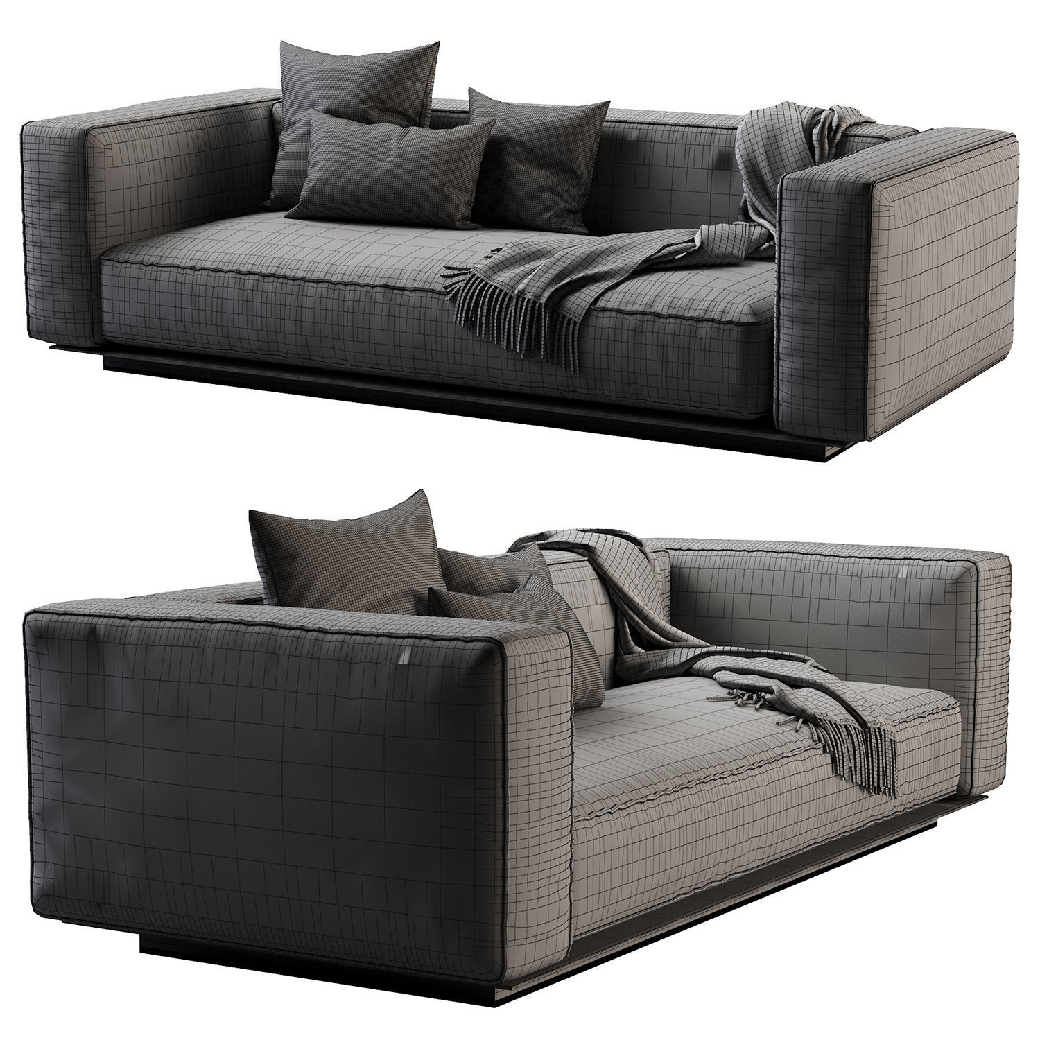 Flexform Sofa Grandemare 3D model_44