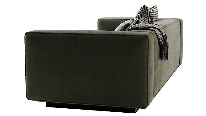 Flexform Sofa Grandemare 3D model 5