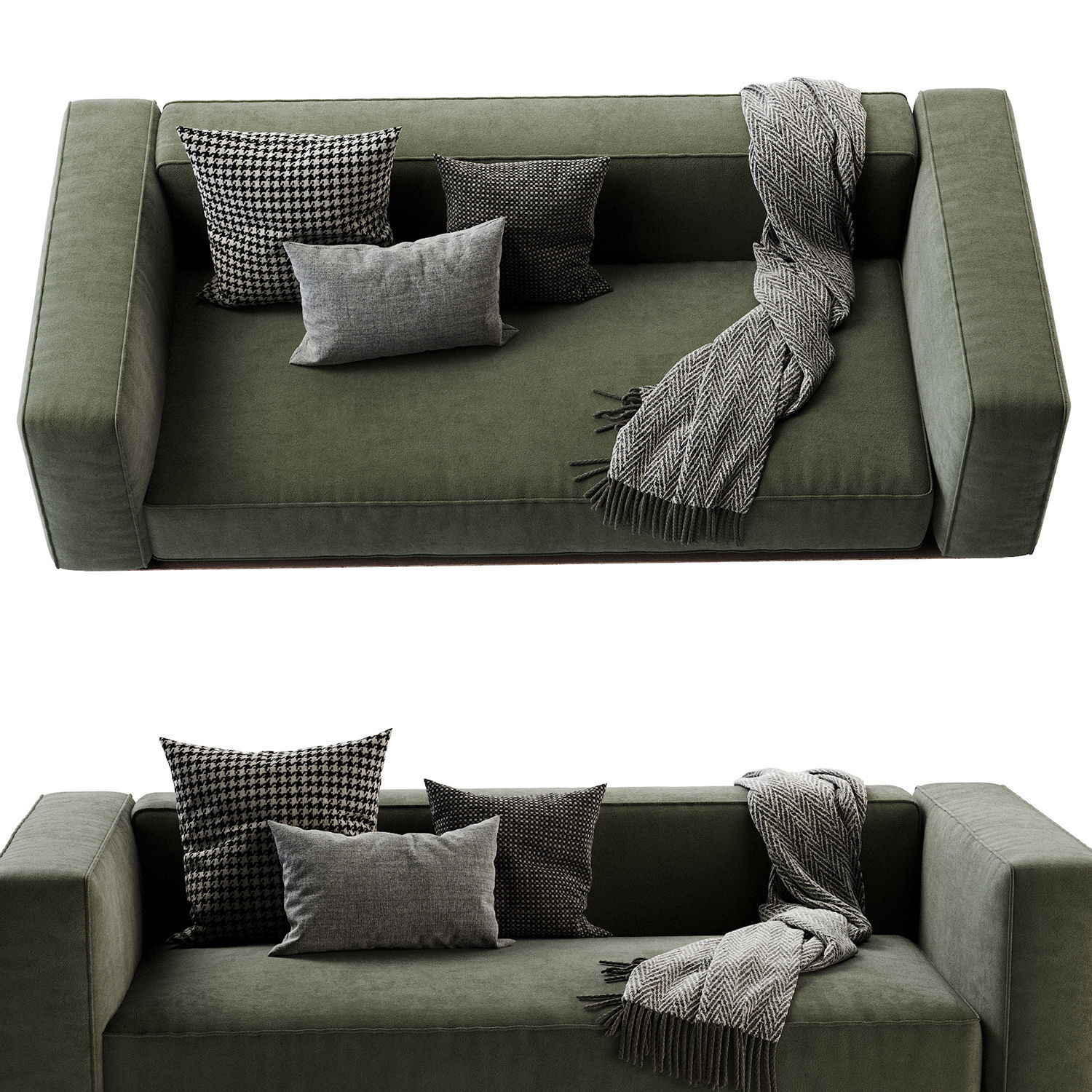 Flexform Sofa Grandemare 3D model_41