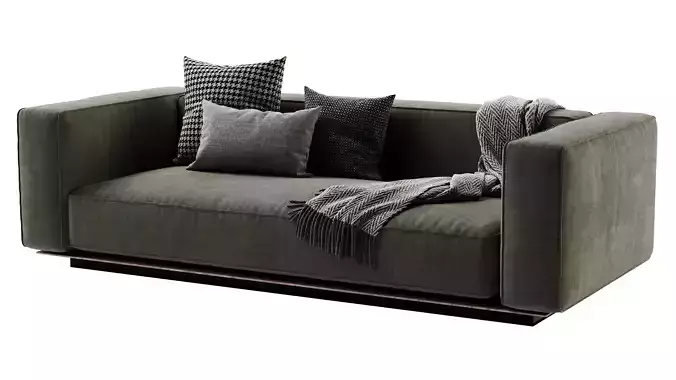 Flexform Sofa Grandemare 3D model Flexform Sofa Grandemare 3D model