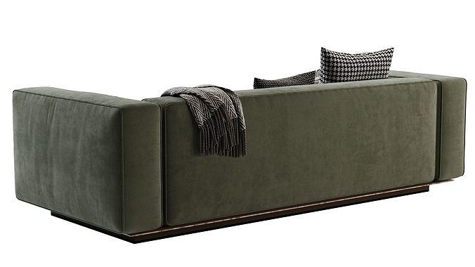 Flexform Sofa Grandemare 3D model 7