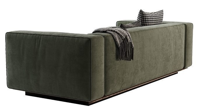 Flexform Sofa Grandemare 3D model 6