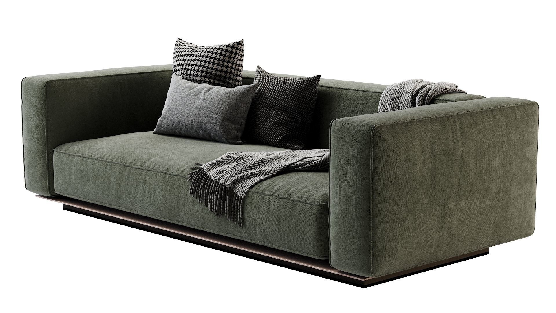 Flexform Sofa Grandemare 3D model_1