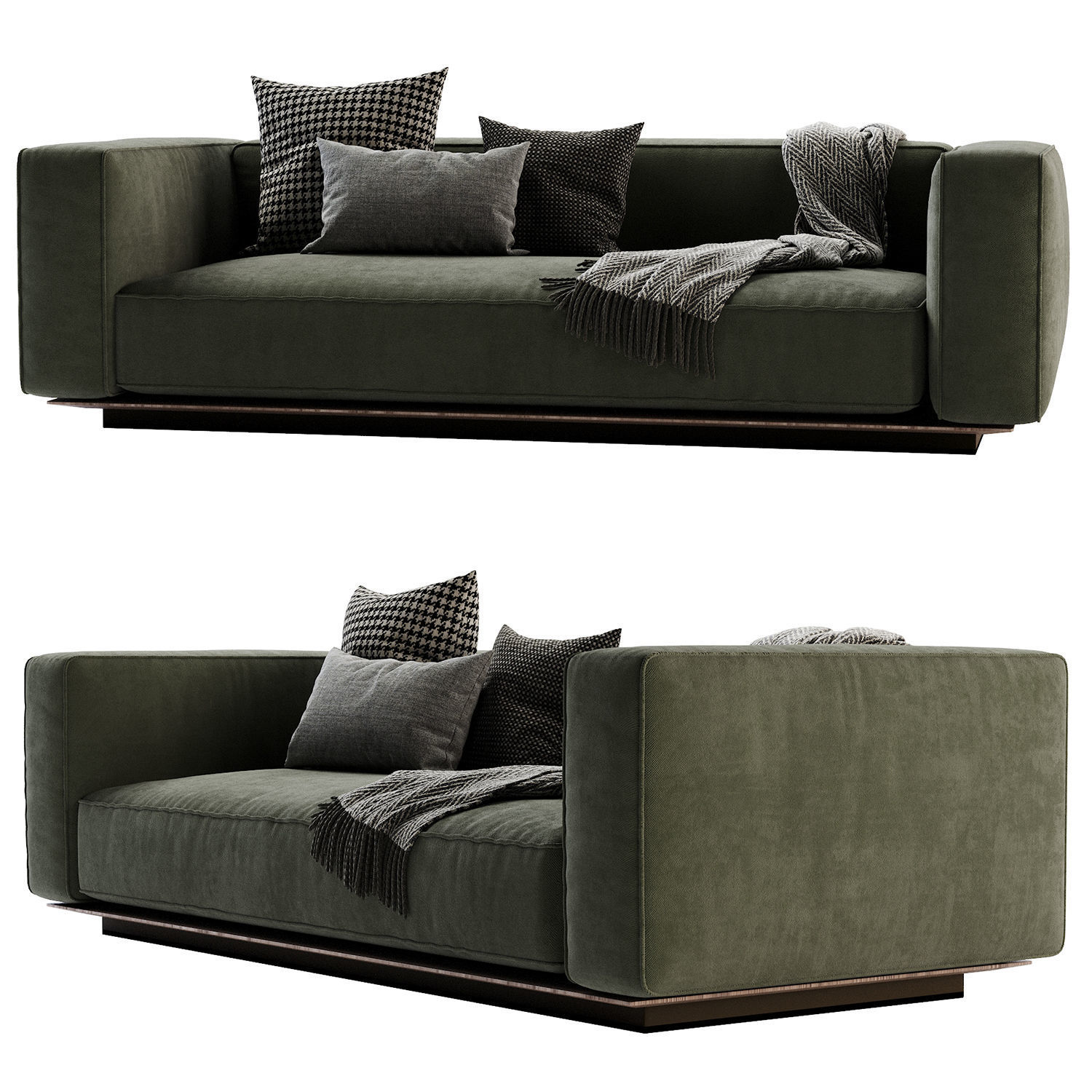 Flexform Sofa Grandemare 3D model_42