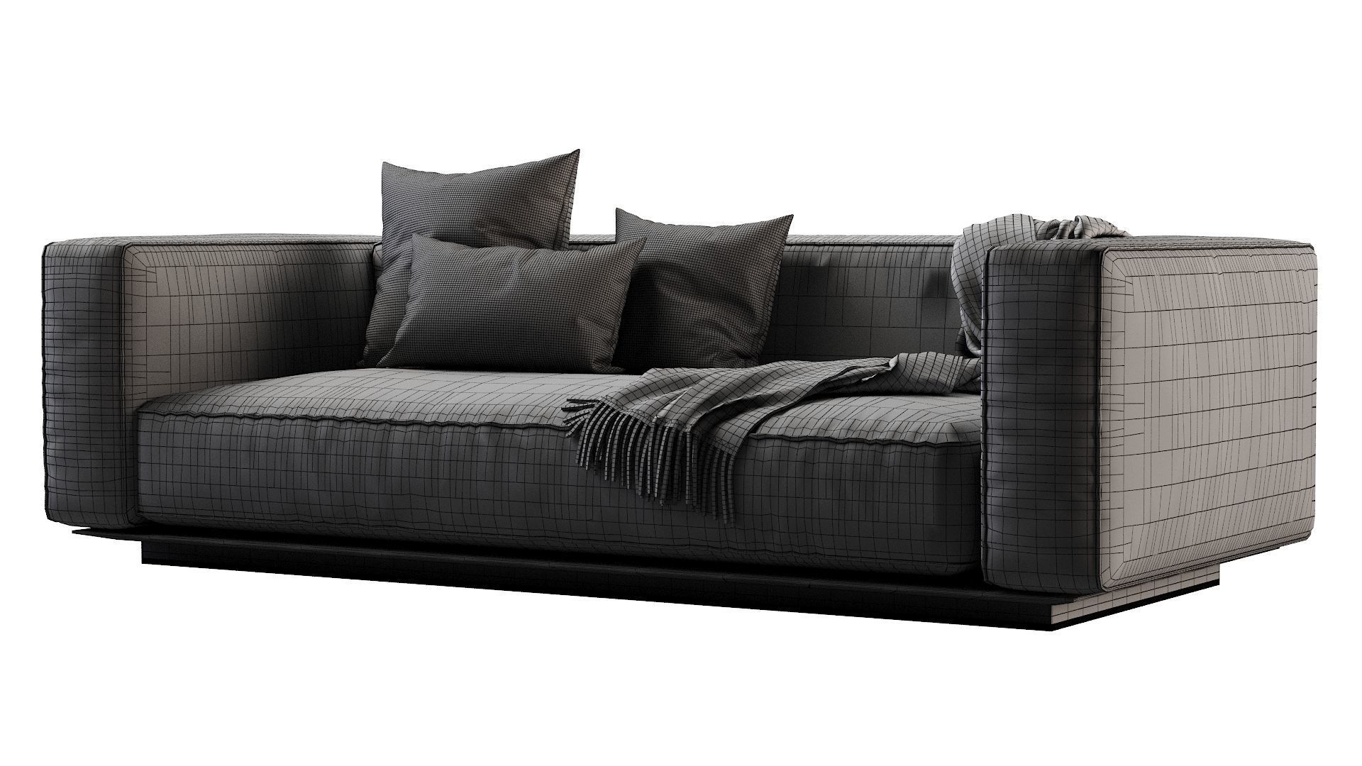Flexform Sofa Grandemare 3D model_35