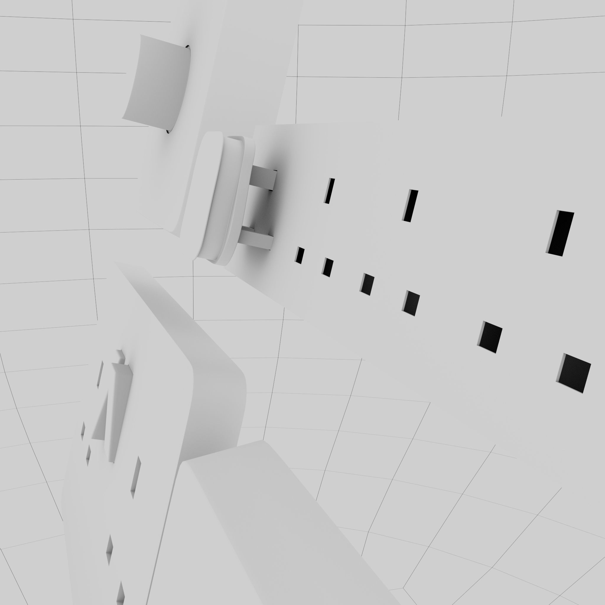 United Kingdom socket and switch 3D model_5