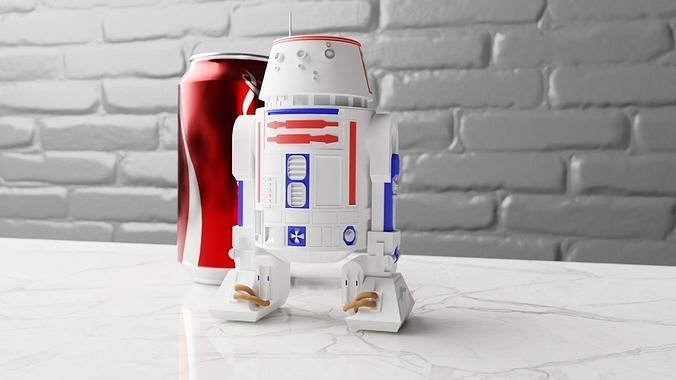 R5-D4 star wars r2d2 toy Free 3D print model