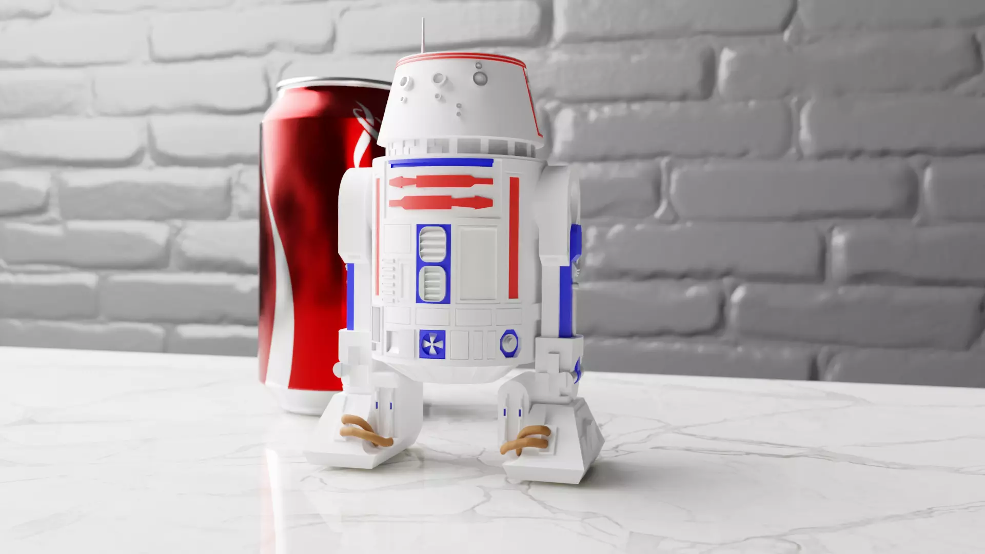 R5-D4 star wars r2d2 toy Free 3D print model
