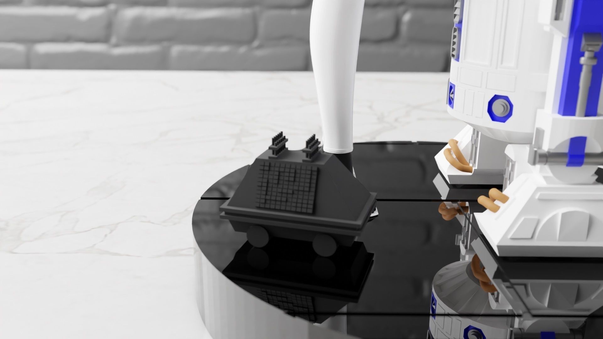 R2-D2 vs Stormtrooper 3D print model_3