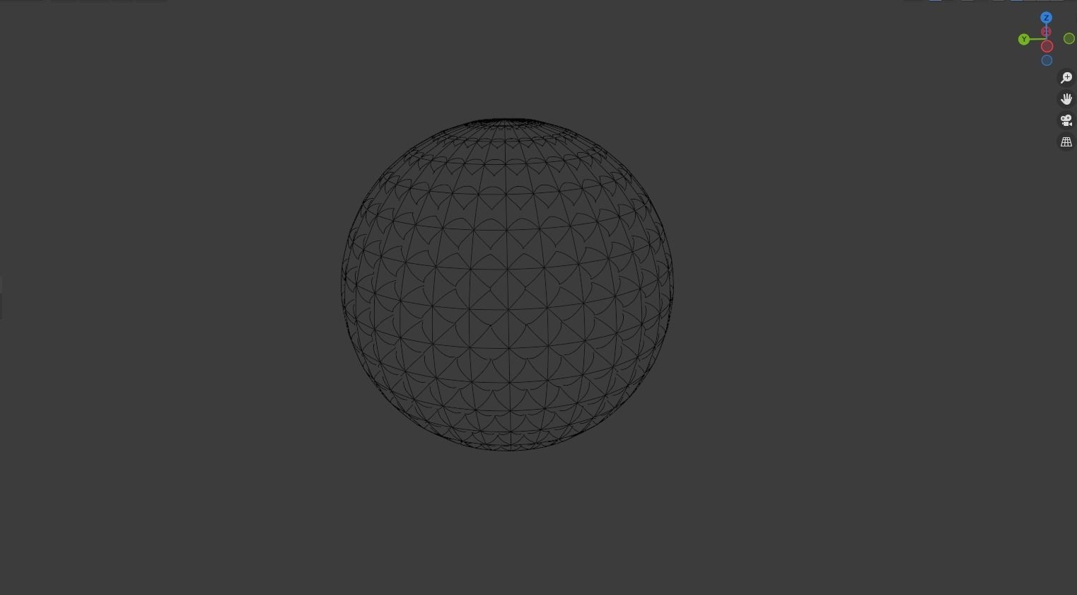Inflatable Globe Dome Sphere Low-poly 3D model_3