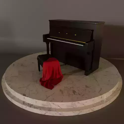 Piano and stool