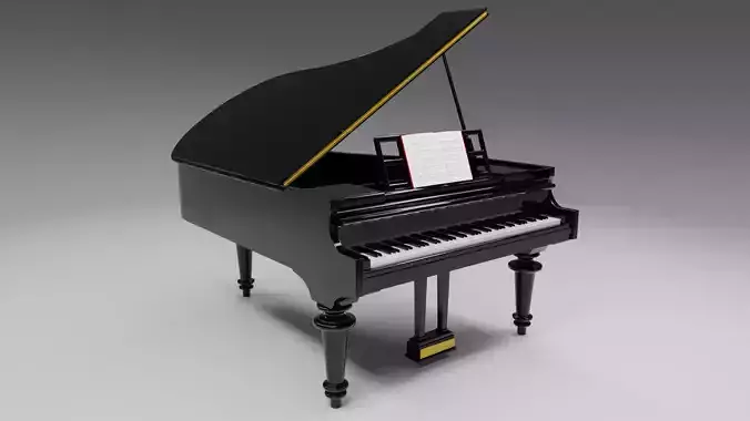 Grand Piano 3D model