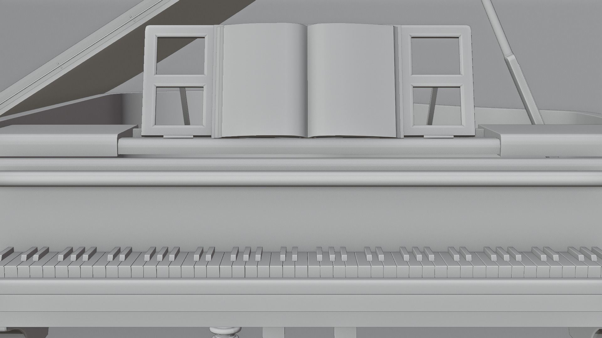 Grand Piano 3D model_4