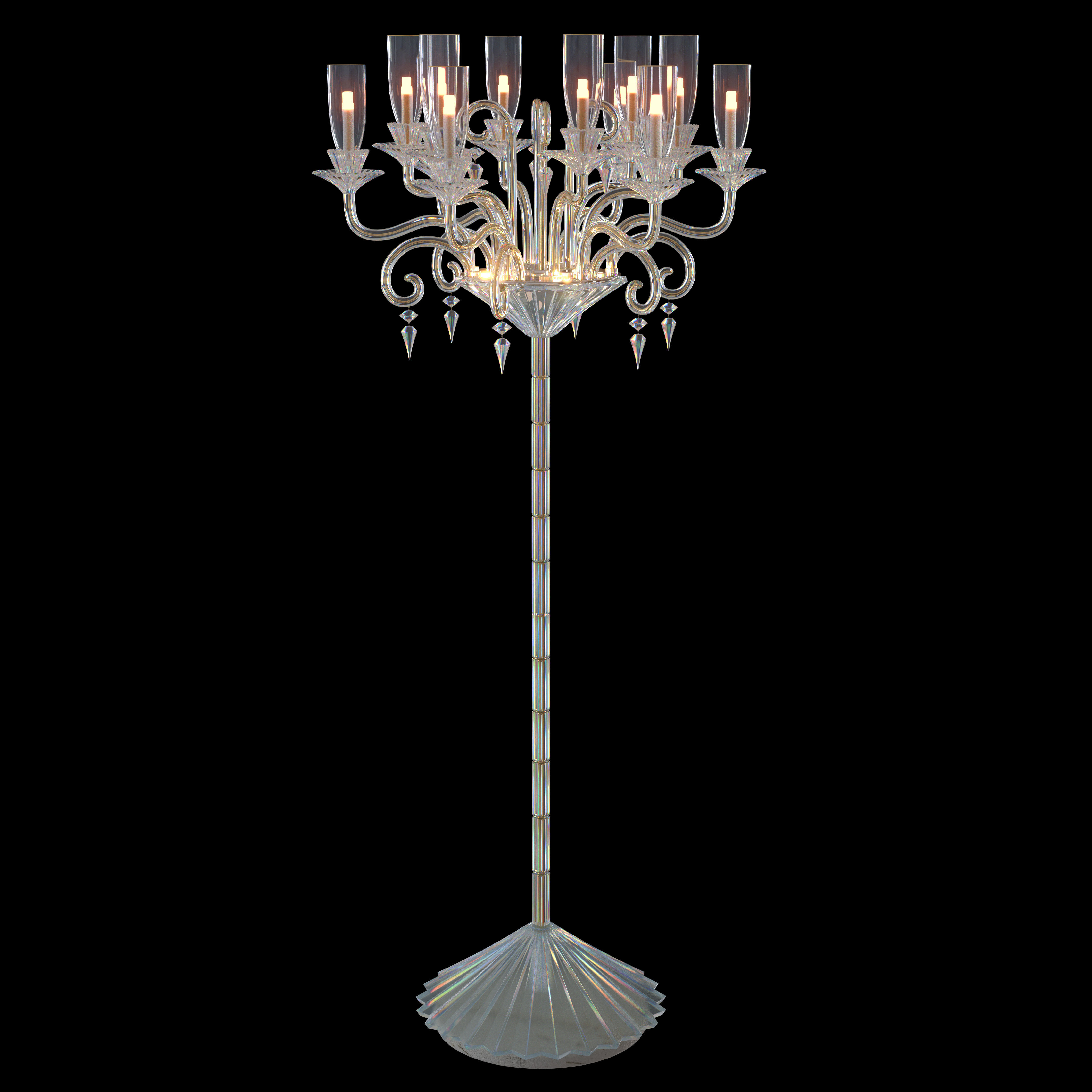 MILLE NUITS FLOOR CANDELABRA 12L 3D model_1