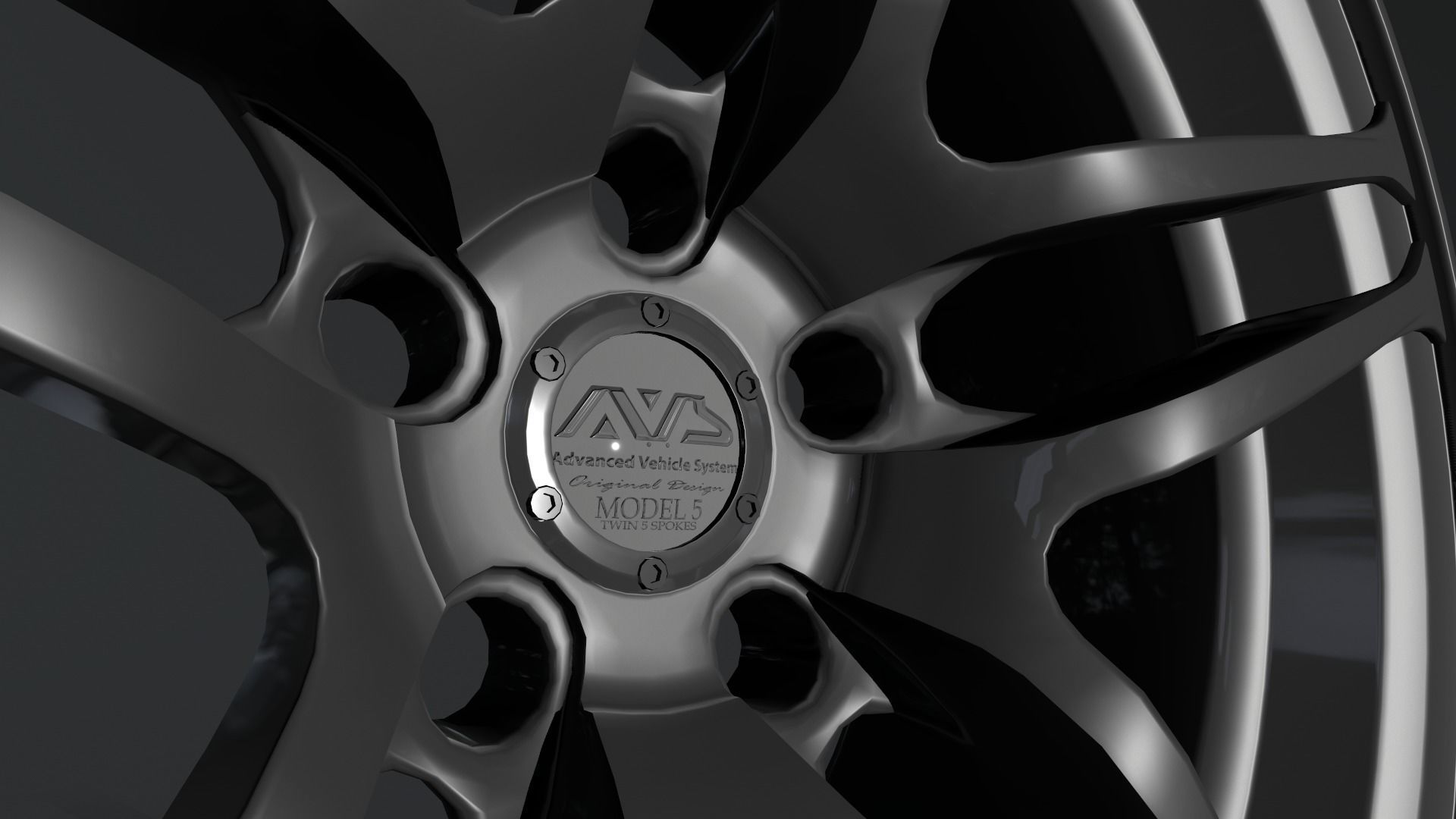 ADVAN AVS  5 Low-poly 3D model_2