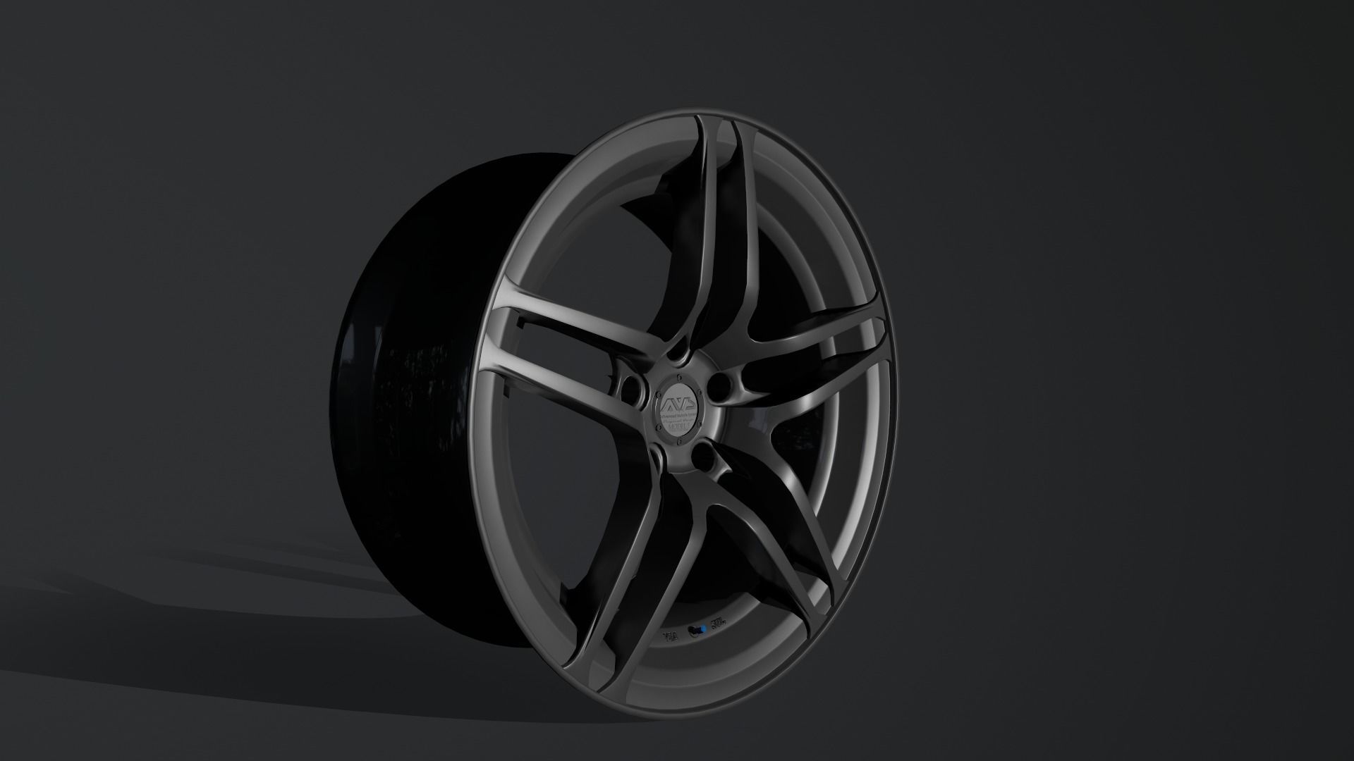 ADVAN AVS  5 Low-poly 3D model_1