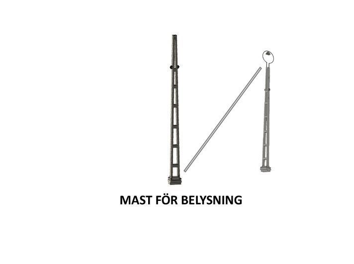 CAT-0104 Catenary Sweden N-scale set of 11 items 3D print model_3