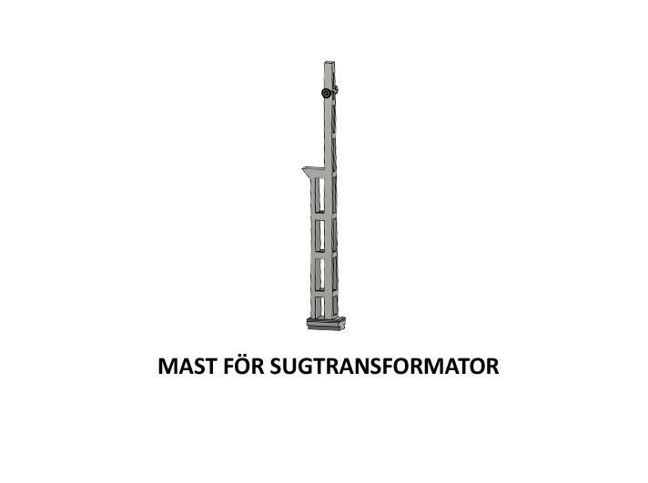 CAT-0104 Catenary Sweden N-scale set of 11 items 3D print model_6