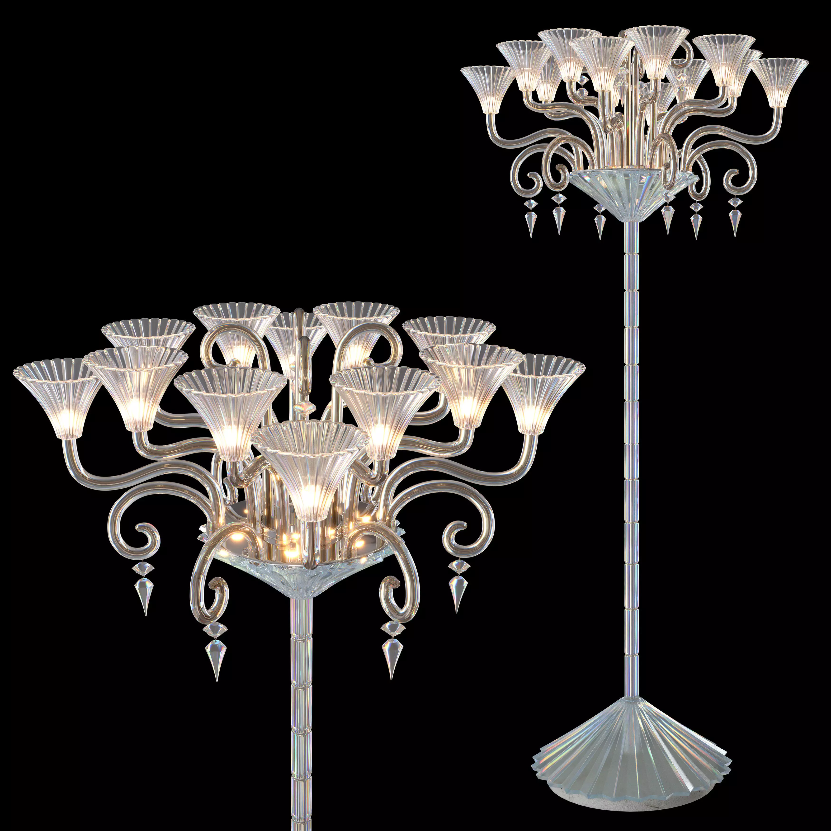 MILLE NUITS FLOOR CANDELABRA  12L HSH 3D model_0