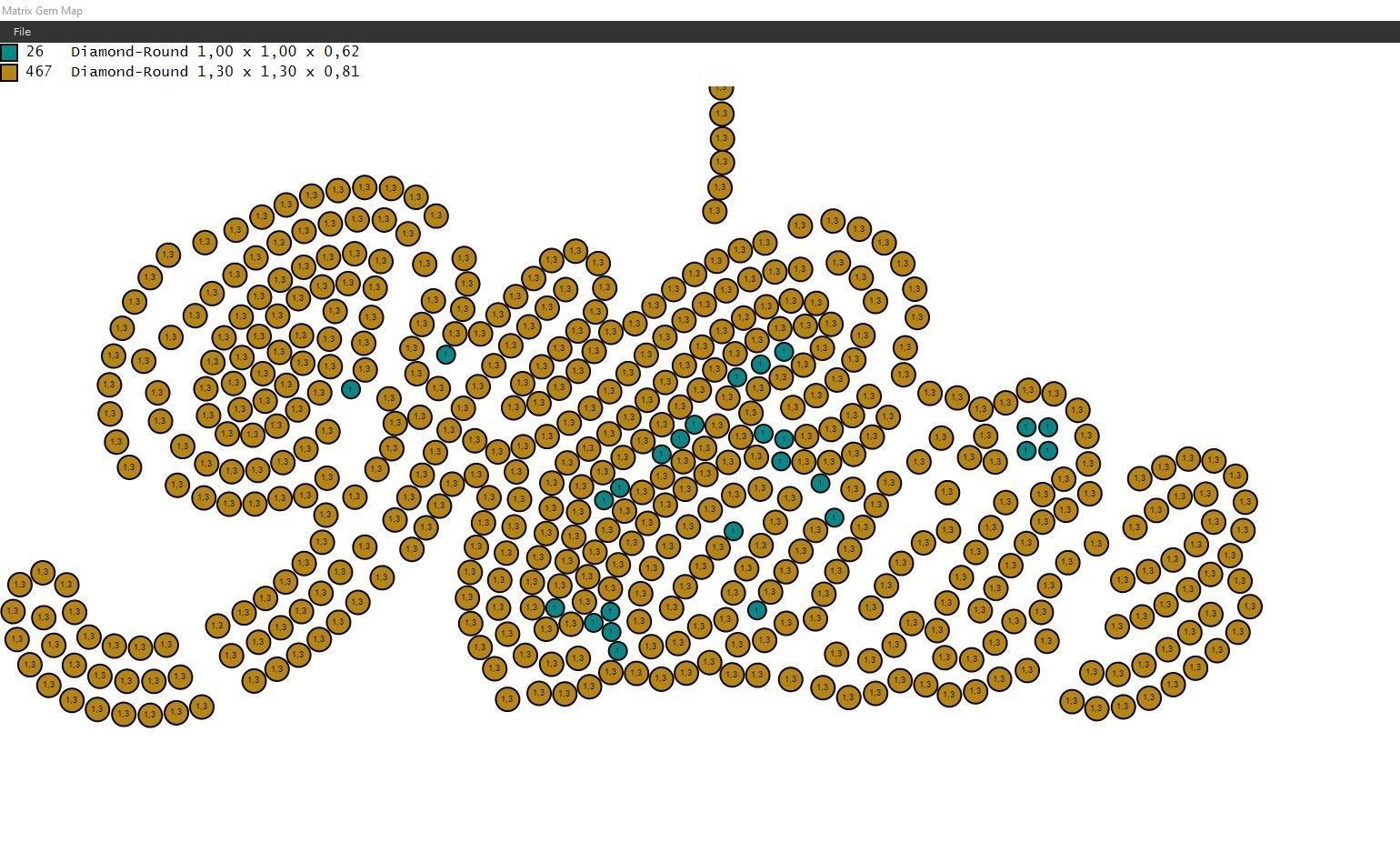 Model 724 Katie Name Plate Diamond Pendant 3D print model_11